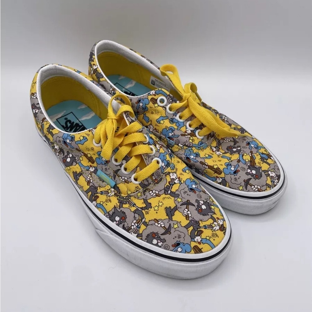 Vans Era X The Simpsons Itchy And Scratchy with the box US Mens 7 US Womens 8.5
